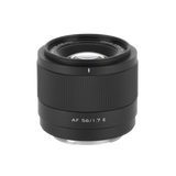 Lens AF 56 mm F/1.7 E with Sony E-Mount