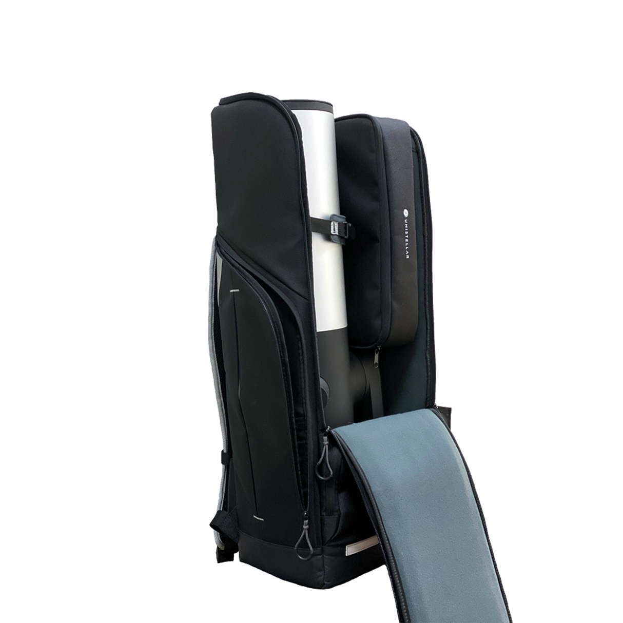 Unistellar backpack for telescopes