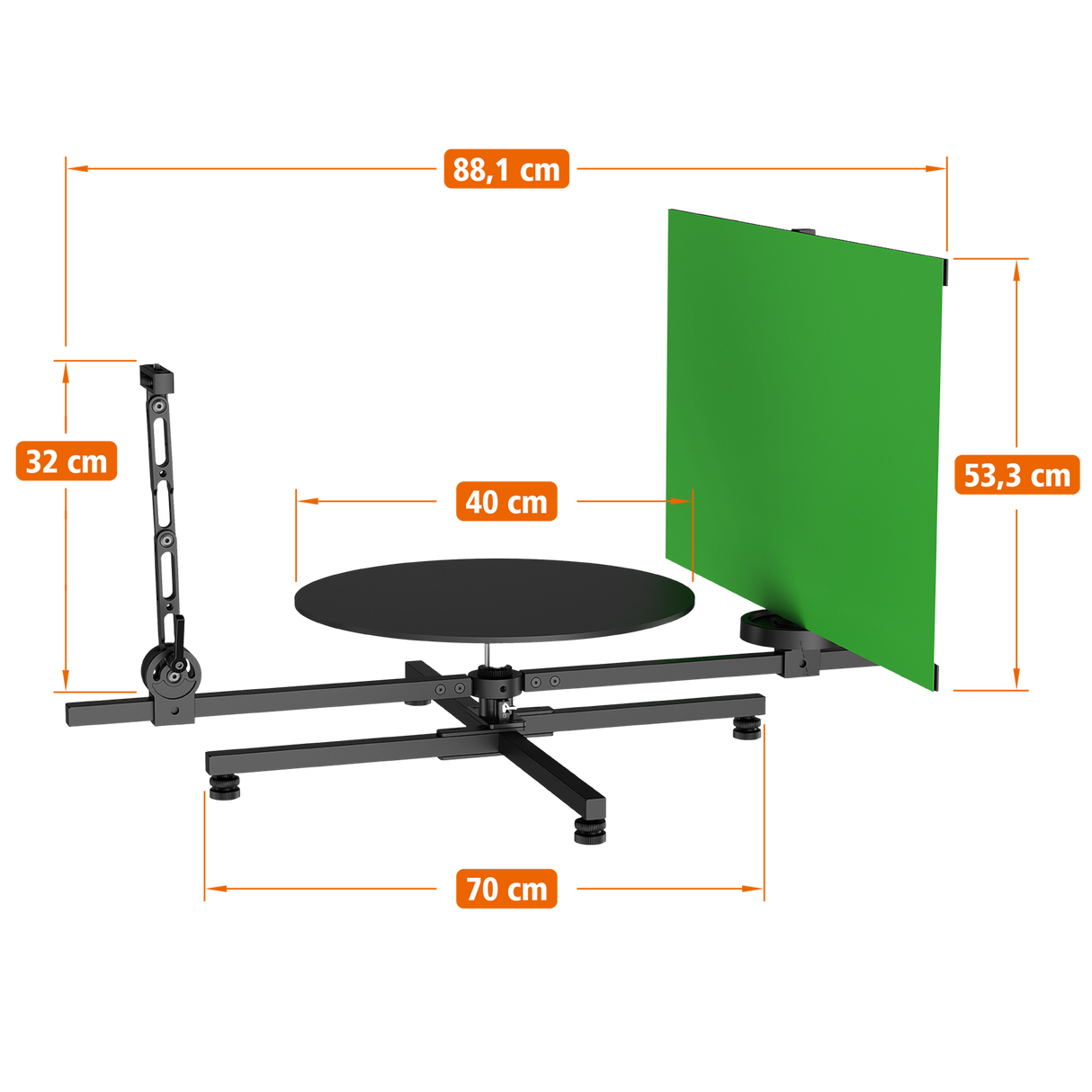 360 turntable rig