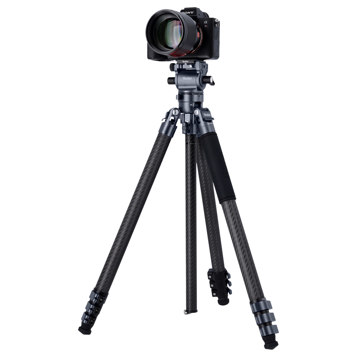 B-stock:easy traveler xl carbon video tripod gray