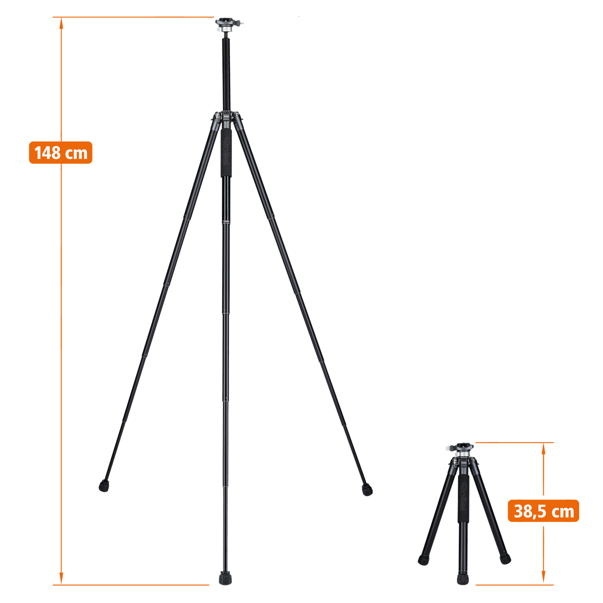 City traveler mark ii - aluminum tripod