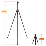 City traveler mark ii - aluminum video tripod