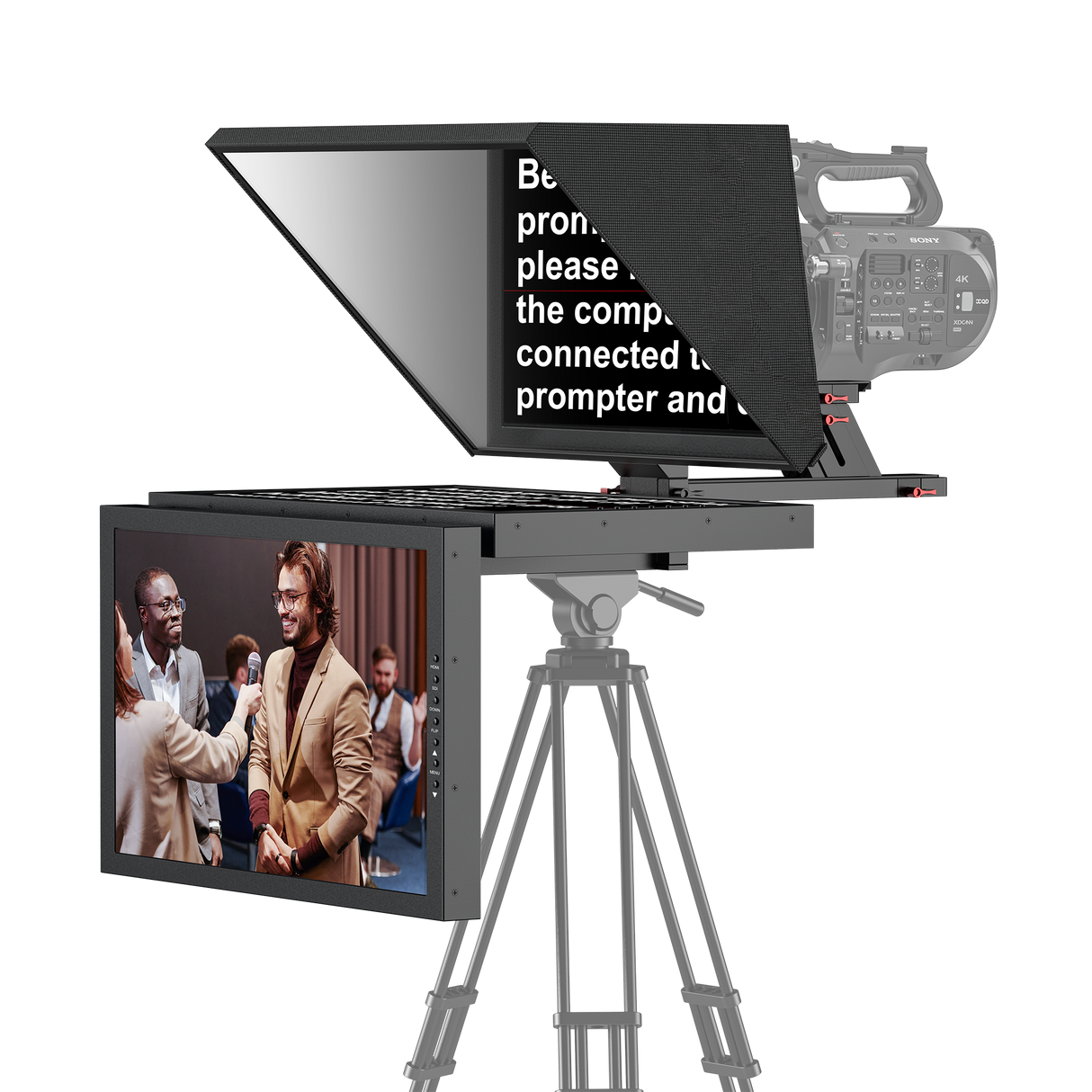 DESVIEW DT series | Teleprompter with full HD monitors in 20 ", 22" or 24 "