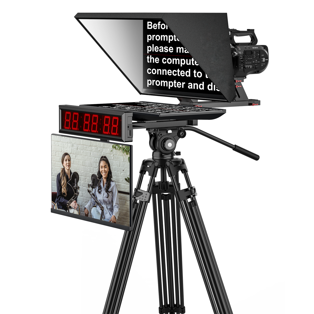 DESVIEW DT series | Teleprompter with full HD monitors in 20 ", 22" or 24 "