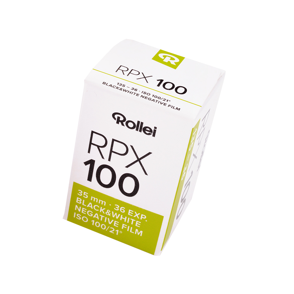 RPX black and white negative film | 35 mm | 36 recordings | ISO 25/100/400